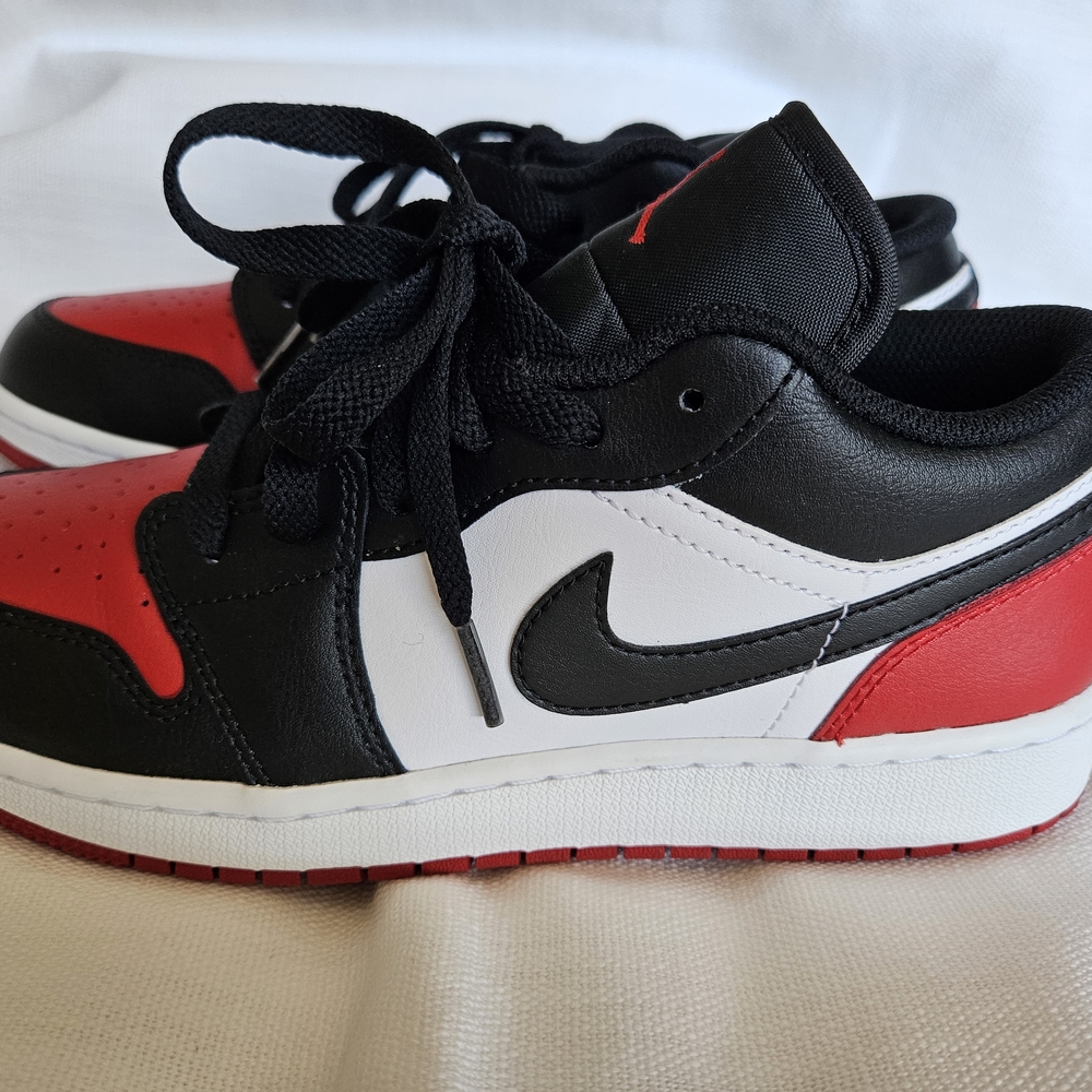 Kids Black and Red Sneakers